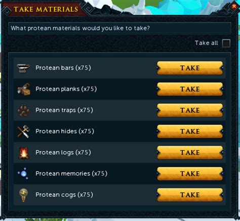 During the promotion the five usual chests are replaced by two. . Best protean items rs3